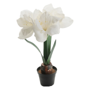 amaryllis-vit-konstgjord-blomma-1